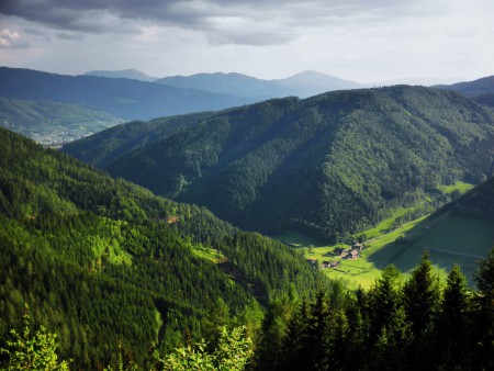 Steirische Waldberge: Veitscher Tal mit Mehlstübl Graben