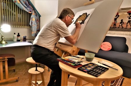 Bei der Arbeit......